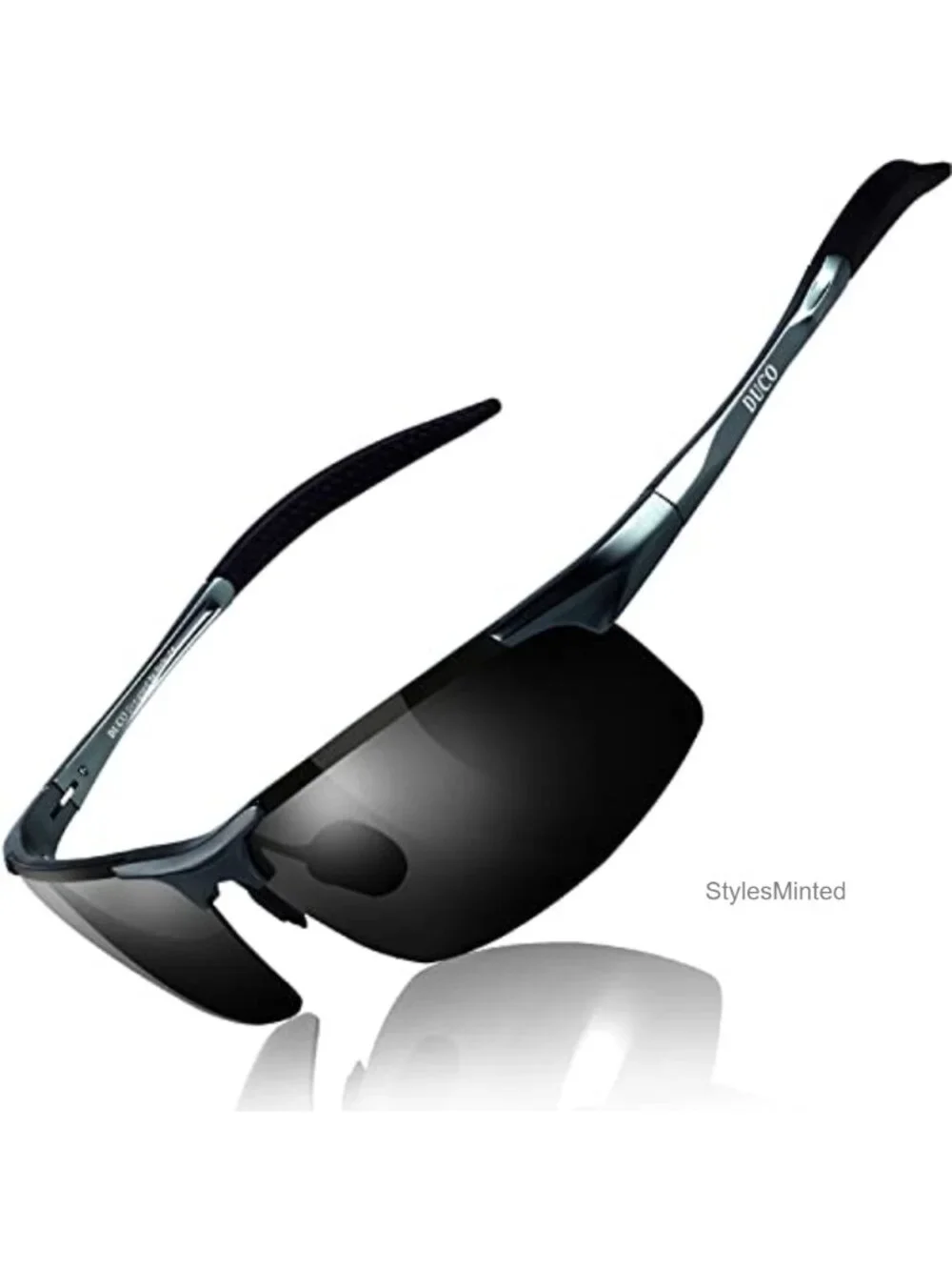 Polarized Sport Sunglasses with Metal Frame UV Protection
